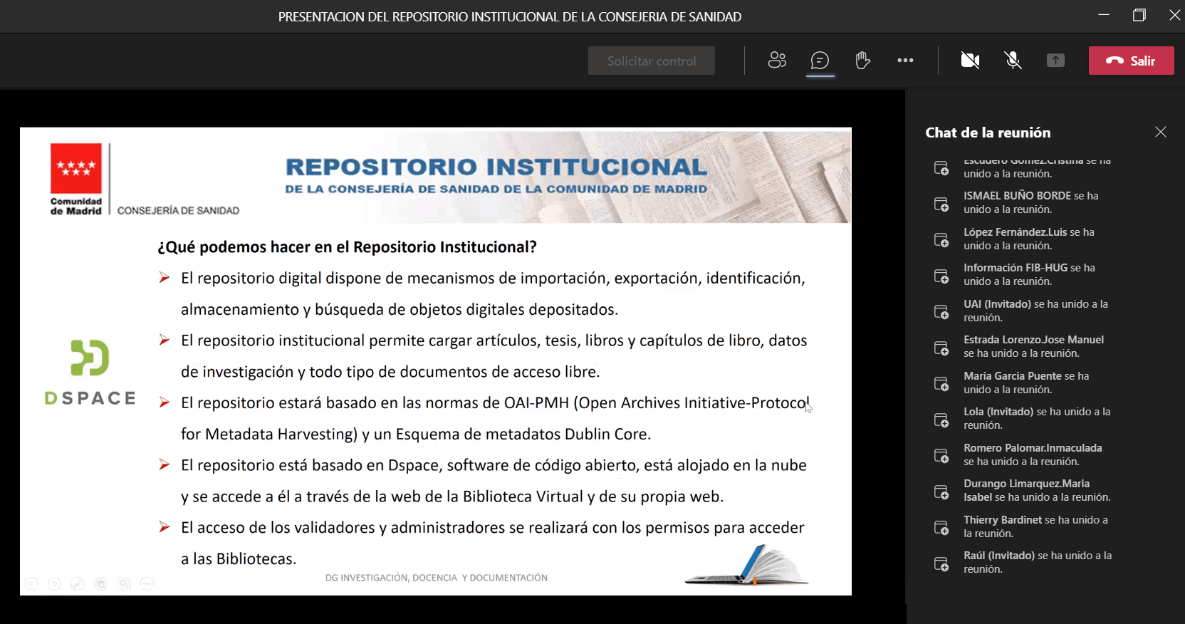 Repositorio Institucional Salud Comunidad Madrid